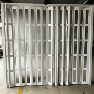 <span class=keywords><strong>Porte</strong></span> <span class=keywords><strong>pliante</strong></span> en cristal transparent coulissant en matériau polymère pliable, portes pliantes en <span class=keywords><strong>pvc</strong></span> en accordéon - Product Image 2