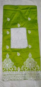 The Timeless Tradition Nigerian Exclusive Fashion George Wrapper Woven Taffeta <b>Fabric</b> Floral Pattern Intricate Design Party Wear - Product Image 3