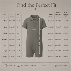 Combinaison Polo Vert Olive |   Vêtements sensoriels spéciaux pour enfants, vêtements inclusifs, coton extensible, fermeture éclair, doux, délicats, unisexes - Product Image 4