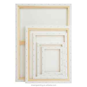 5 Pack Multi formato tela allungata bianca <span class=keywords><strong>stampa</strong></span> 280g tela pittura artista cotone bianco <span class=keywords><strong>con</strong></span> cornice - Product Image 2