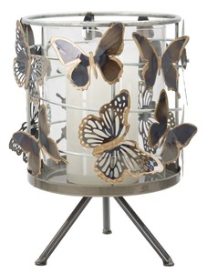 Golden Leaf Design Brass Candle Stand <b>Heat</b> Resistant Metal Holder for Home Decoration - Product Image 6