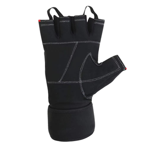 Gants d'entraînement légers et respirants en vinyle à demi-doigts Geo Brothers Company pour la musculation avec logo personnalisé - Product Image 6