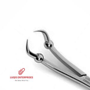 Pinces à artères Sarot à dents horizontales courbées, instrument chirurgical en acier inoxydable, pince hémostatique - Product Image 2