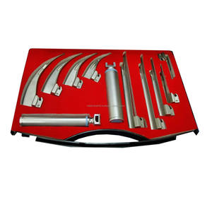 Set de Laringoscopio Eléctrico LED de Acero Inoxidable Macintosh Miller, Instrumentos de Diagnóstico ENT con Certificación CE ISO, Kit de Intubación para Anestesia EMT - Product Image 2