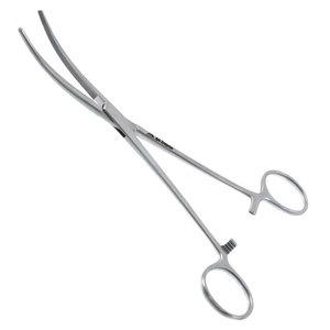 Pinzas arteriales para hemostasia con serraciones longitudinales de 7.1 pulgadas, agarre manual de tejido de acero, 18 cm - Product Image 5