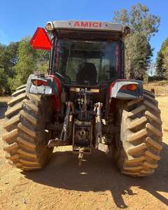 Wholesale Price Massey Ferguson Red 4WD Wheel Tractor Gear Drive Farm <b>Machine</b> High Productivity Engine Core - Product Image 4