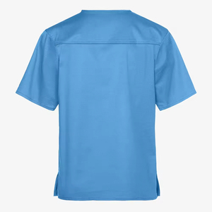 Tenues d'hôpital et de clinique dentaire : Ensembles de blouses médicales unisexes à manches courtes en toile, à séchage rapide et respirantes - Product Image 4