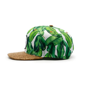 Casquette Snapback de Haute Qualité avec Logo Brodé Personnalisé, Motif Floral Imprimé et Visière en Liège - Product Image 2