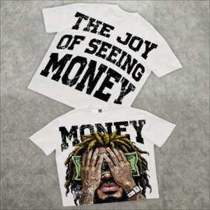 Camiseta de Algodón Grueso para Hombre, Corte Cuadrado, 300 GSM, Hombros Caídos, Estilo Casual Urbano, Alta Calidad, Personalizable con Marca - Product Image 1