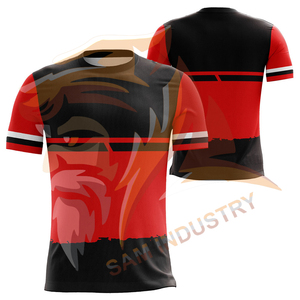 เสื้อฟุตบอลน้ำหนักเบา ระบายอากาศได้ดี คอกลม แขนสั้น สกรีนชื่อทีม โลโก้ และขนาดได้ตามสั่ง - Product Image 2