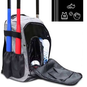 Sacs de baseball légers de haute qualité en polyester, capacité 50-70L, séchage rapide, confortables, service OEM, vente en gros, design unique - Product Image 2