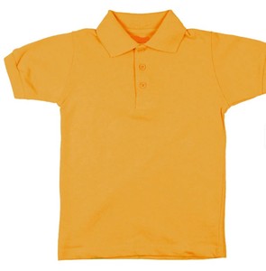 Conjuntos de Ropa para Niños, Vestidos de Verano, Camisetas Polo para Niños, Cuello Redondo, Tejido de Punto, Casual, Poliéster/Algodón, Manga Corta, Color Sólido - Product Image 5