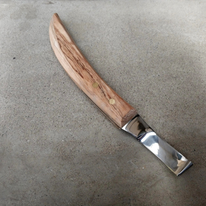 Cuchillo para pezuñas con mango de madera para mano derecha o izquierda, herramientas de herrador, herramientas para recortar pezuñas y reparar herraduras - Product Image 6