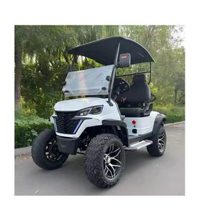 Voiturette de golf électrique authentique 2025, 2-4 places, avec moteur et batterie 72V, et rangement pour clubs, idéale pour le tourisme - Offre Spéciale - Product Image 1