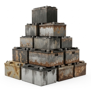 Déchets de batteries en plomb recyclé de qualité supérieure avec cellules triées pour la récupération industrielle, prêts à l'exportation, détails d'emballage inclus - Product Image 3