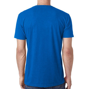 T-shirt pour homme de haute qualité 100% coton, col en V, t-shirts unis 100% coton, nouvelle mode, dernier design, coupe ajustée, t-shirts unis - Product Image 5