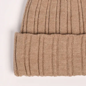 Gorros de lana personalizados más vendidos para el invierno, gorros de punto transpirables de última moda para unisex. - Product Image 3