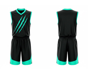Full Sublimation Basketball Uniform Custom Logo Sportswear Manufacturer for Dry Breathable Polyester For <b>Men</b> Women - Product Image 4