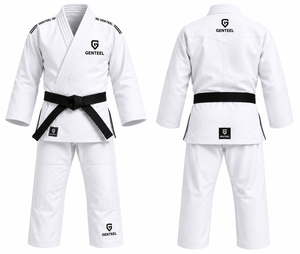 ชุดยูโด GENTEEL Blank Judo Gis คุณภาพสูง พร้อมโลโก้แบบกำหนดเองและโลโก้แบรนด์ ราคาประหยัด - Product Image 1