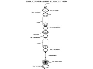Lõi lọc dòng hút F-48 Emerson 089559 - Product Image 3