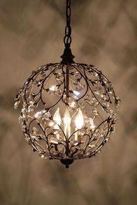 Modern Rustic Circular Indoor Outdoor Hanging Lantern Pendant <b>Light</b> For Home Restaurants <b>Bars</b> And Hotels - Product Image 2