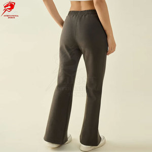 Premium <b>Stretch</b> Apparel Lightweight Flexible Women Flare Track Pants For Stylish Movement And Casual Outfit Wear - Product Image 2