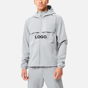 Vente Flash – Survêtement Sportif Homme Personnalisé avec Logo OEM, en Polyester Délavé, Léger, à Capuche et Zippé, Idéal pour l'Automne et l'Entraînement - Product Image 2