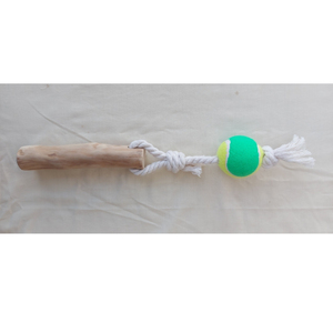 Juguete Masticable Ecológico para Perros, Pelota de Madera de Café Resistente para Mascotas - Product Image 2