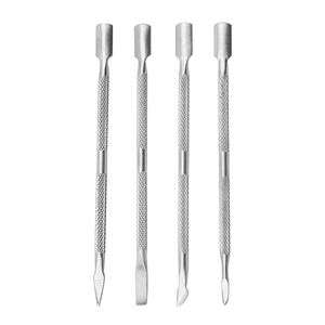 1 Pieza de Herramienta de Manicura de Doble Cabeza de Acero Inoxidable, Removedor de Pegamento para Uñas, Accesorio Profesional para el Cuidado de las Uñas - Product Image 1