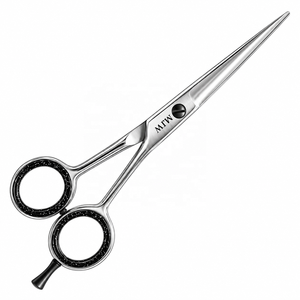Ciseaux de coiffure professionnels de 6,5 pouces en acier inoxydable argenté, ciseaux de coupe de cheveux pour barbier, ciseaux de salon certifiés CE et ISO - Product Image 5