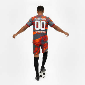 Uniforme de Fútbol para Adultos de Alta Calidad, Sublimado, Transpirable, Manga Corta, Personalizable (OEM Disponible) - Product Image 3