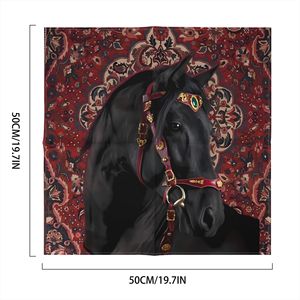 Pañuelo Personalizado 100% Algodón, Diseño Liso y Moderno, Sin Costuras, con Patrón de Puntos y Letras para Adultos, para la Temporada de Primavera - Product Image 2