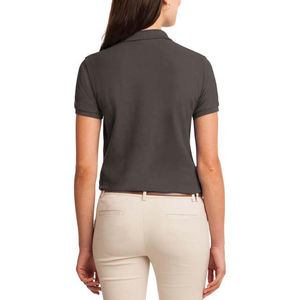 Chemises Polo pour Femmes avec Logo Personnalisé Brodé 2026, 100% Coton Respirant, Chemises Polo de Golf Blanches à Manches Courtes, Toutes Tailles - Product Image 2