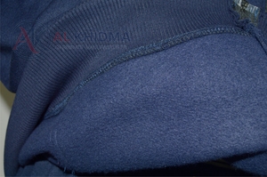 Sudadera con capucha oversize azul marino para mujer, informal, de forro polar, manga larga, proveedor de ropa personalizada - Product Image 5
