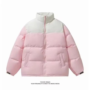 Custom Wholesale Mens Stand Collar Eco-Friendly Puffer Jacket Winter Warm Breathable Fashionable <b>Coat</b> High Quality - Product Image 4