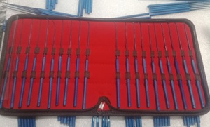 Ensemble de micro-dissecteurs manuels en titane Rhoton, best-seller, en acier inoxydable, certifié CE, instruments de neurochirurgie par Blink - Product Image 3