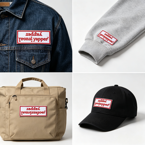Parches bordados con logotipo al por mayor de fábrica, insignias termoadhesivas impresas para sombreros, chaquetas, ropa informal y de trabajo de lona - Product Image 4