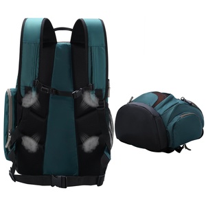 Sac à dos de sport unisexe en polyester, grande capacité, léger, imperméable, avec bandoulière et compartiment zippé, sac de basketball - Product Image 4