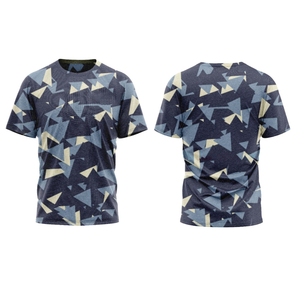 T-shirts pour hommes surdimensionnés en polyester épais, imprimés par sublimation, style streetwear, à épaules tombantes, vente en gros - Product Image 3