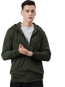 Sweat à capuche zippé pour homme de qualité supérieure, 100% coton, hiver, impression personnalisée OEM/ODM, MOQ, livraison rapide, service mondial - Product Image 4