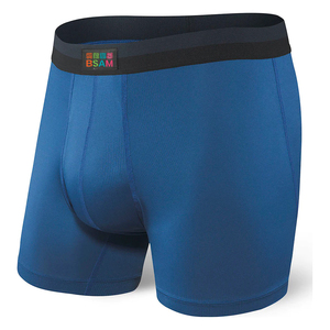 Calzoncillos Boxer Cómodos de Cintura Media para Hombre Joven, Alta Calidad, 91% Poliéster, 9% Elastano, Personalizados, Negros, Transpirables, Tejidos, Talla XL - Product Image 2