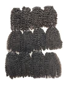 Extensions de cheveux humains bruts non transformés de haute qualité 100% cuticule alignée Kinky Curly Grade tissage de cheveux vierges pour les femmes noires - Product Image 3