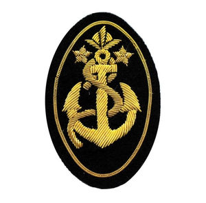 Parche de alambre de oro hecho a mano, insignia de regalia, aplique de bordado metálico personalizado para ceremonias - Product Image 4