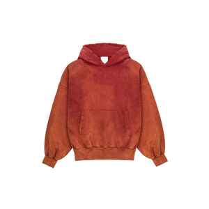 เสื้อฮู้ดดี้โอเวอร์ไซส์ทรงหลวม ซิปหน้า ผ้าคอตตอนหนานุ่ม ล้างสีแบบแอซิดวอช ไหล่ตก สไตล์สตรีทแวร์ สำหรับผู้ชาย ขายส่ง - Product Image 6