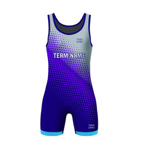 Trajes de Lucha Sublimados Personalizados, Alta Elasticidad, Transpirables, Uniformes para Equipos Masculinos y Juveniles, Traje de Entrenamiento Profesional de Lucha - Product Image 2