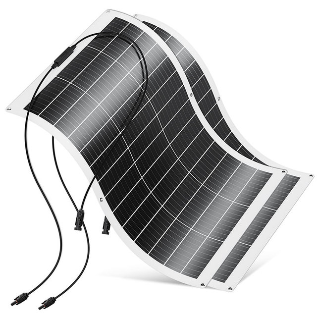 Flexible Solar Panel White Flexible Solar Panel 100w 150w 200w 250w Sunpower Solar Panel for Home Solar System Rv Boat Camping