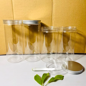 Tarro de plástico PET transparente de boca ancha con tapa de plástico, muy popular, para alimentos secos y frutas, de la fábrica Pavico VIETNAM, 10000 unidades - Product Image 4