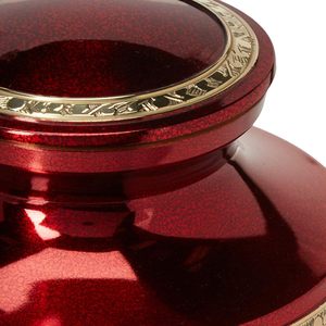 Large Cremation Urns <b>for</b> Human <b>Ashes</b> Adult Red Funeral Memorial Urns Decorative Burial Jar Personalized Keepsake <b>Casket</b> Supplier - Product Image 4