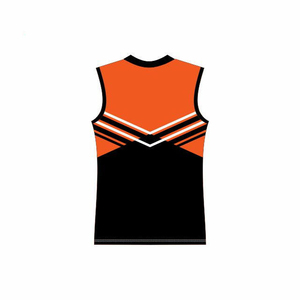 Tenue d'entraînement de cheerleading pour femmes et filles, ensemble haut et jupe personnalisable avec logo, vêtements de compétition OEM - Product Image 2