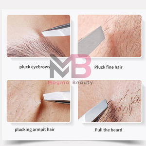 Pinzas profesionales para cejas para un diseño y estilizado impecables, pinzas de precisión para cejas con borde definido para un acabado suave. - Product Image 5
